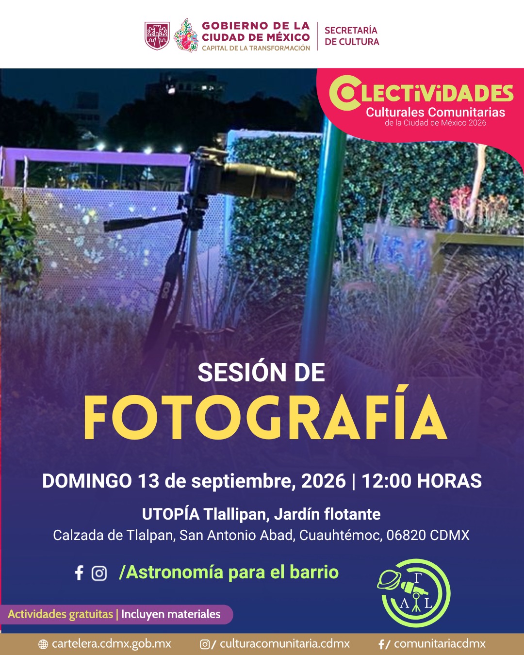 Noche de Museos Observación con Telescopios